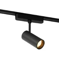 QAZQA Moderne zwarte spotlight voor 1-fase railsysteem 9W 3000K - Magnetic Gert