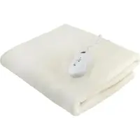 Malatec - Elektrische Deken - Electrische Onderdeken - Warmte Deken - Wit - 150 x 80 cm