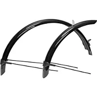 Bbb Cycling CityGuard Spatbordensets Stadsfiets - 22 Inch - Voorspatbord en Achterspatbord - Verstelbaar - Zwart - BFD-40
