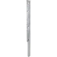 Alberts 970031 Hekpaal met plat ijzer | thermisch verzinkt | lengte 1750 mm | 60 x 40 mm