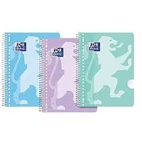 Oxford - Collegeblk oxf school a4+ ln 23gaats 160pag pastel | 7 stuks