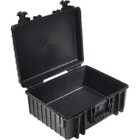 B&W Outdoor.cases Type 6000 zwart / leeg