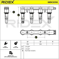 RIDEX 689C0310 Bobine