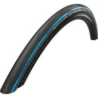 Schwalbe One Binnenband, 25 inch, Stad/trekking, Tubeless-ready band, Technologie: opvouwbare rand, Veelzijdig, Zwart, Blauw
