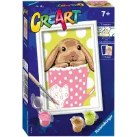 Ravensburger CreArt Bunny Cup - Schilderen op nummer - 15 kleuren