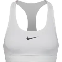 Nike Sport bh 'Swoosh' zwart / natuurwit