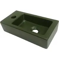 Sanico Napels fontein 37x19 links mat groen