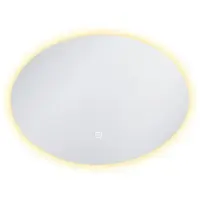 Sanico Oval spiegel ovaal 100x75 verlichting en verwarming