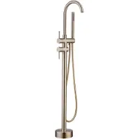 Sanico Sara vrijstaande badkraan brushed Gold