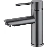 Sanico Maro wastafelkraan gun metal