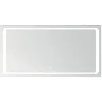 Sanico Corner spiegel 120x60 rechthoek met verlichting