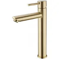 Sanico Espera wastafelkraan brushed gold