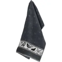 Bunzlau Castle Keukendoek Birds Anthracite KitchenTowelBirdsAnthracite - 60 x 53 cm