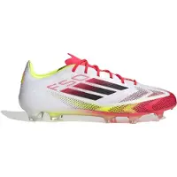 Adidas F50 Elite Gras Voetbalschoenen (FG) Wit Rood Zwart Geel