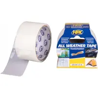 Hpx All Weather Tape - transparant 48mm x 5m