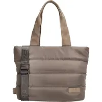 Zebra trends Puffer Shopper/Schoudertas Elske Donker Taupe