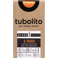 Tubolito S-Tubo-Road 700 mm Presta 60 mm Orange/Black || Maat: 18 - 32