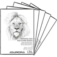 Aurora Tekenschrift - Tekenpapier - Schetsblok - A4 - 120gr - 32 Bladzijden - 20 stuks