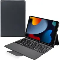 Mobilize Tablethoes geschikt voor Apple iPad 8 (2020) Hoes | Ultimate Bluetooth QWERTY Bluetooth Toetsenbord Bookcase - Zwart