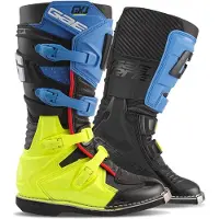 Gaerne GX-J Kids Zwart Blauw Geel Crosslaarzen Maat 38