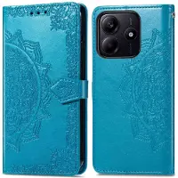 IMoshion Mandala Bookcase voor de Xiaomi Redmi Note 14 (5G) - Turquoise