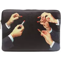 Seletti Toiletpaper Laptoptas Lipsticks Black
