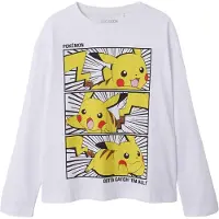 TWO SOON Shirt 'Pokémon' geel / rood / zwart / wit