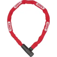 ABUS Fietsslot Kettingslot - Steel-O-Chain 5805K - Security level 5 - rood - 75 cm - Geschikt voor elektrische fietsen en stadsfietsen