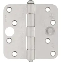 Axa Scharnier 1114 Rh 89x89x2.4mm RVS - SKG** - 100 stuks