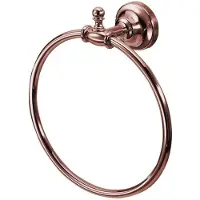 Sapho Perla Handdoekringhouder, roze goud