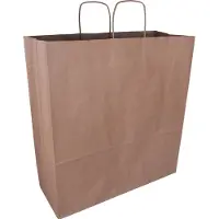 White Label Papieren draagtas bruin 450 x 480 x 170 mm (100 stuks)