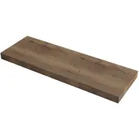 Proline Wandplank 60x20x3,2cm - Terra Oak - Badkamermeubels, Wastafelbladen - 8718835280604