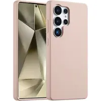 Accezz Liquid Silicone Backcover voor de Samsung Galaxy S25 Ultra - Roze