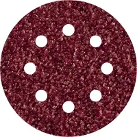 Wolfcraft - Schuurpapier Korrel 40 – 115MM – 25 stuks – Voor schuurmachines – klittenbandbevestiging - 2269100