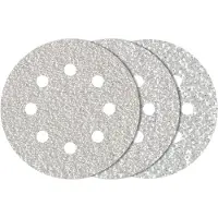 Wolfcraft Hechtschuurschijven | Lak/Verf | K40, K80, K120 | Ø125 mm | 25 stuks - 1156100
