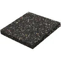 Wolfcraft - Rubberen Tegeldrager - 30 Tegeldragers rubber - Steunpad terrasbouw voor Vlonderbevestiging - 6987000