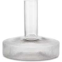 Ferm Living Ripple wijnkaraf Duidelijk