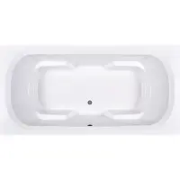 Xenz Ibiza inbouw bad 180x80 mat wit