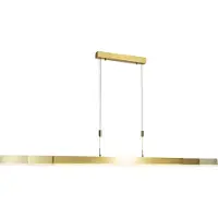 QAZQA Moderne verstelbare hanglamp goud incl LED - Lamba