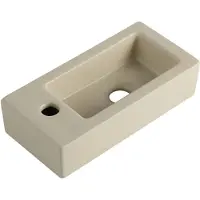 Sanico Napels fontein 37x19 links mat beige