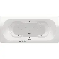 RB Xenz Tanga bubbelbad 180x90 cm met RB1 whirlpool wit