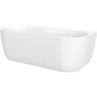 Welden Lina half vrijstaand bad 180x80 cm wit