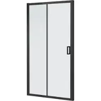 Sanico Salerno douchedeur 160 cm mat zwart