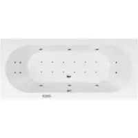 Bestbad Karina bubbelbad 190x90 cm met RB2 whirlpool elektrisch wit