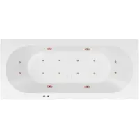 Bestbad Karina Jetline whirlpool 190x90 cm geborsteld koper