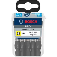 Bosch 2608522534 2608522534 TX-bit Aandrijving: 1/4 (6,3 mm) Uitvoering: T-profiel TX 25