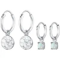 Elli Sieraden set zilver / transparant