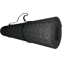 Iron gym Yogamat met Strap Zwart