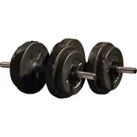 Iron gym Verstelbare Dumbbell Set - 2 x 7,5 kg