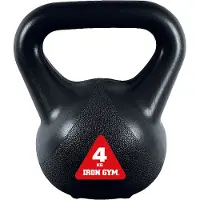 Iron gym Kettlebel 4 KG Zwart